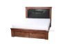 Picture of Serena Queen/Super King Size Bed With Storage *Solid NZ Pine