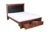 Picture of Serena Queen/Super King Size Bed With Storage *Solid NZ Pine