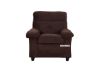 Picture of Alicia Sofa in Dark Brown Velvet Fabric