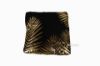 Picture of Jenny Pillow/Cushion *Big Golden Leaf/Black