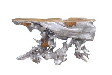 Picture of Tamarind Solid Teak console table *Silver
