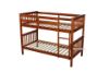 Picture of STARLET Bunk Bed with Storage Single *Warm Honey color