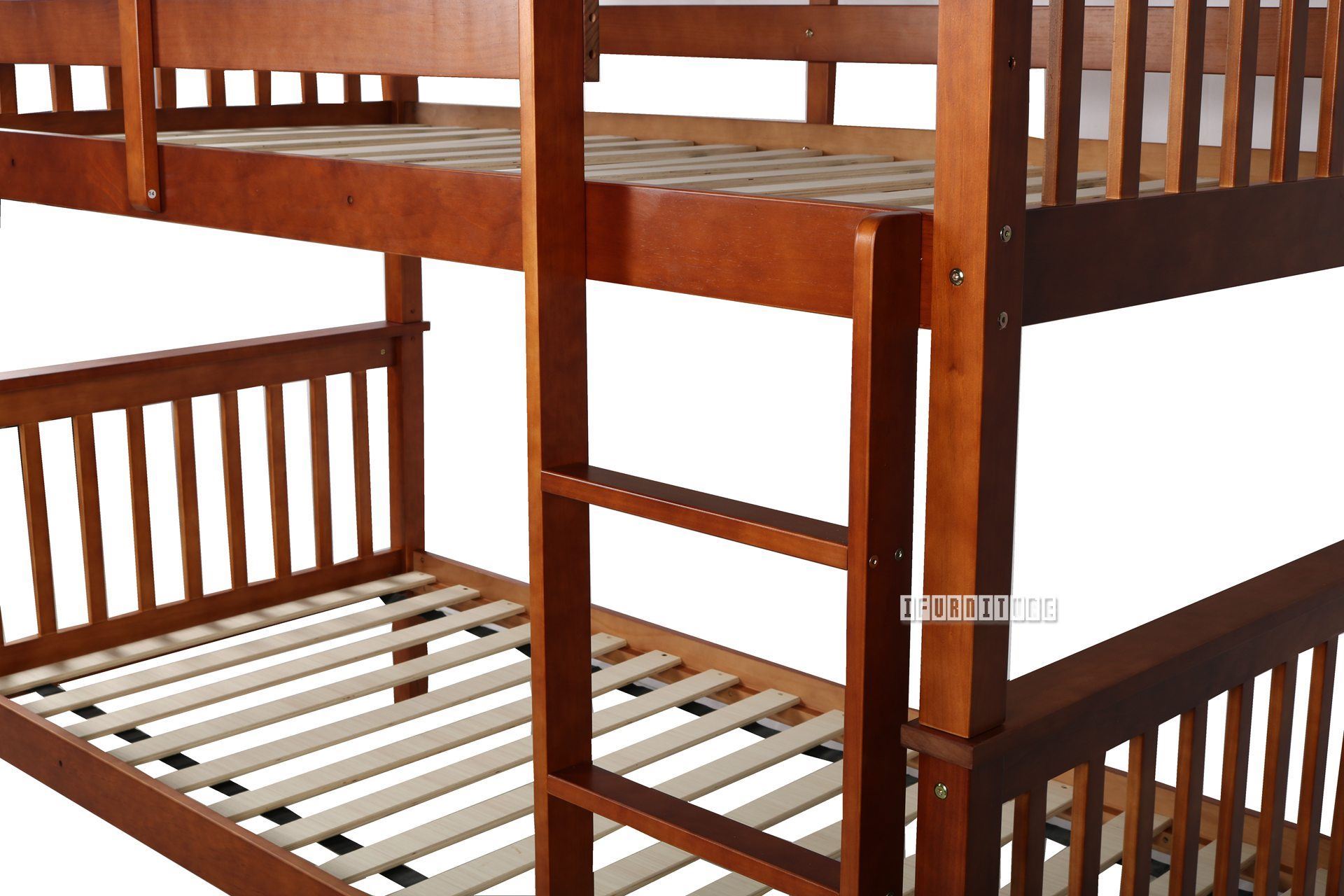 STARLET Bunk Bed with Storage Single *Warm Honey color
