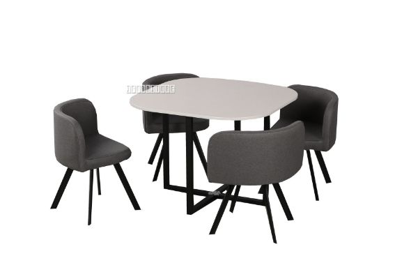 Shari Ii Space Saver 5pc Dining Set, Small Dining Table And Chairs Nz