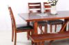 Picture of EILBY 180 Dining Set * SOLID PINEWOOD & VENEER IN RICH *DARK BROWN