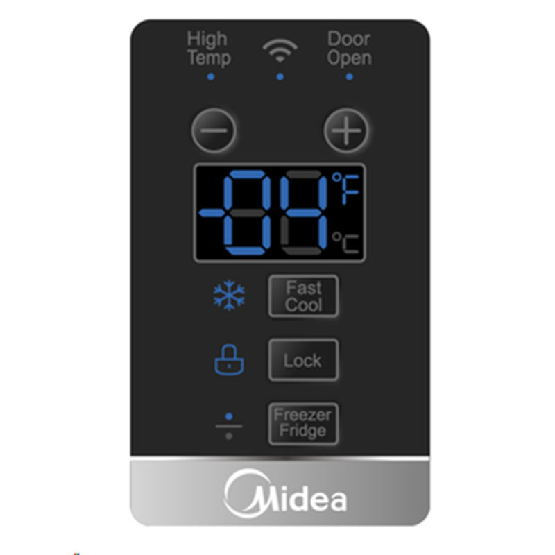MIdea 418L Upright Freezer/Fridge Dual Mode Stainless Steel JHSD418SS