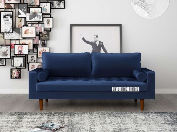 Picture of Faversham 3+2 Sofa Range * Space Blue Velvet