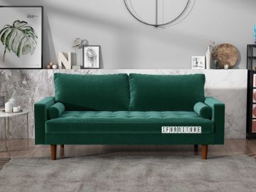Picture of Faversham 3+2 Sofa Range *Green Velvet