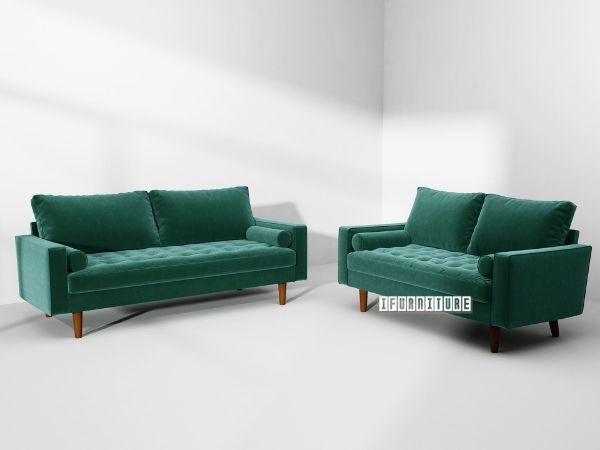 Picture of Faversham 3+2 Sofa Range *Green Velvet