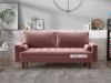 Picture of FAVERSHAM 3/2 Seater Velvet Sofa Range (Rose)