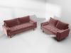 Picture of FAVERSHAM 3/2 Seater Velvet Sofa Range (Rose)