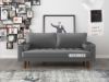 Picture of Faversham 3+2 Sofa Set * Grey Velvet