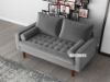 Picture of Faversham 3+2 Sofa Set * Grey Velvet