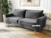 Picture of LIDO 3 Seat Sofa *Grey Velvet