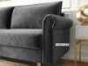 Picture of LIDO 3 Seat Sofa *Grey Velvet