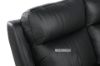Picture of Breville Reclining Genuine Leather Sofa *black