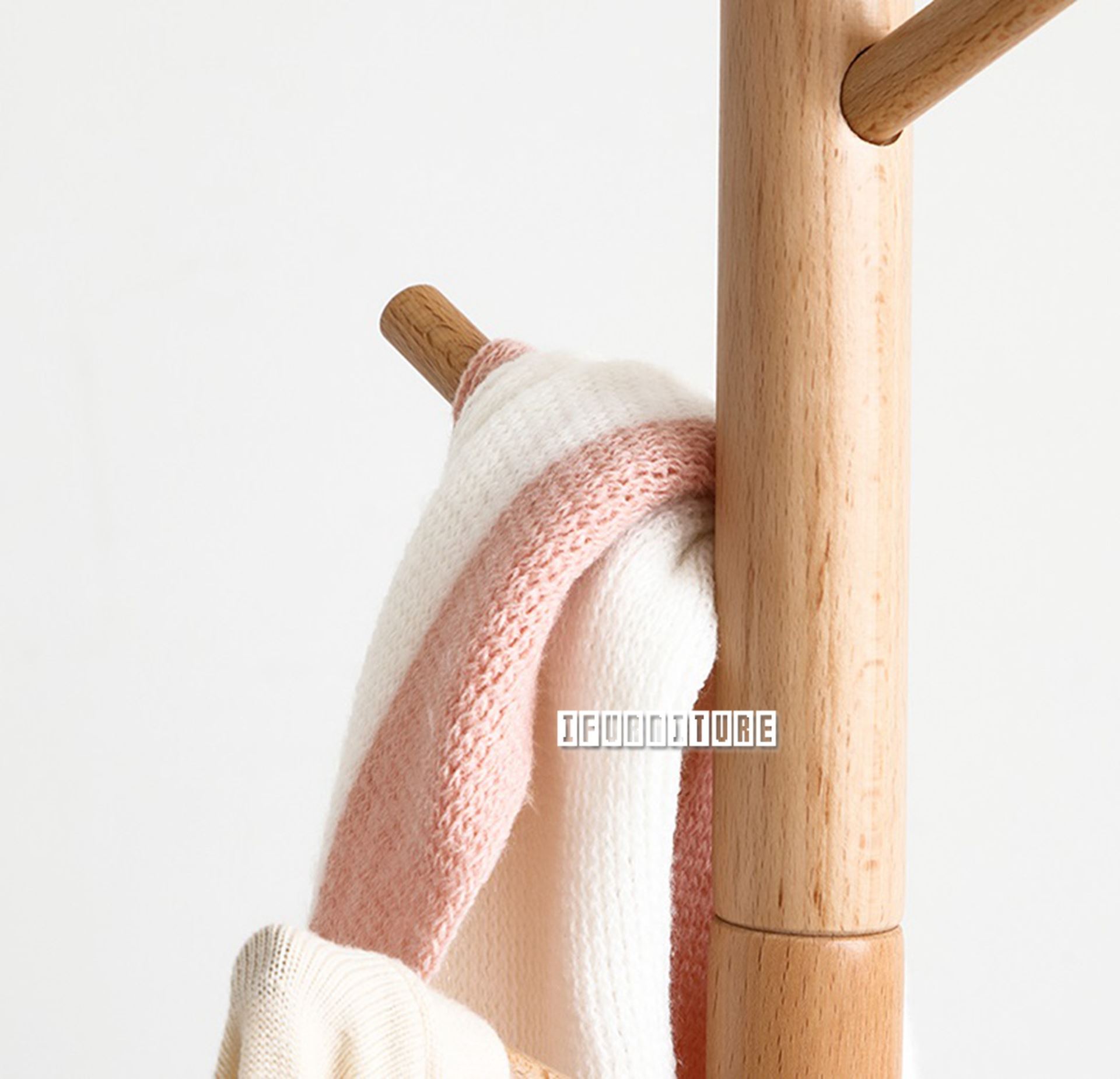 Berkely Solid Beech Coat Rack