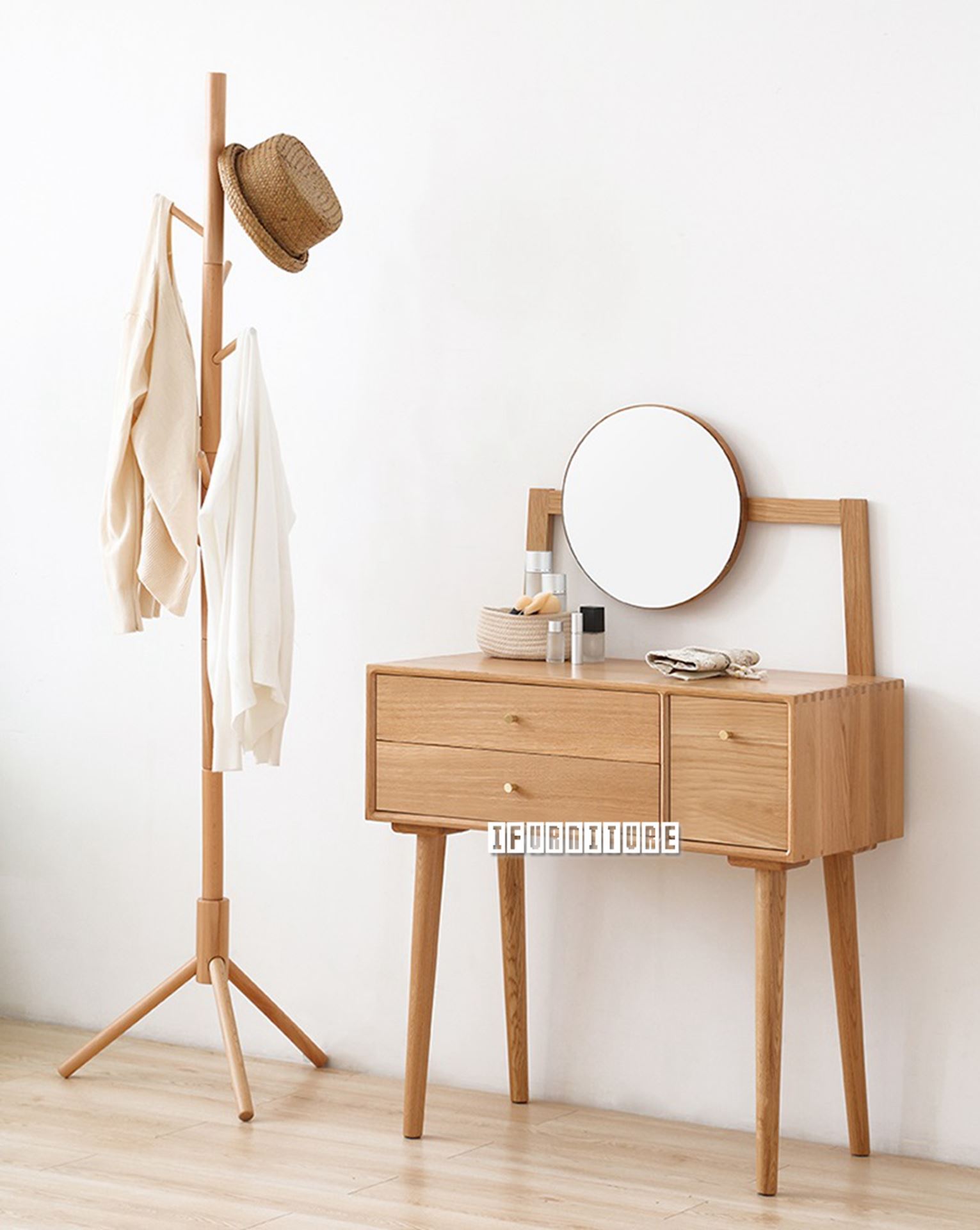 Berkely Solid Beech Coat Rack