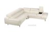 Picture of camelia sectional sofa in 100% genuine leather *white