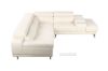 Picture of camelia sectional sofa in 100% genuine leather *white