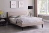 Picture of JOYANCE PLATFORM BED FRAME IN DOUBLE/ QUEEN SIZE IN BEIGE FABRIC