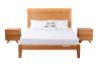 Picture of STOCKHOLM Solid Oak Bed Frame in Queen Size (Light Oak)