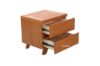 Picture of STOCKHOLM 2-Drawer Bedside Table Solid Oak (Light Oak)