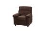 Picture of Alicia Sofa in Dark Brown Velvet Fabric