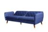 Picture of ARTHUR 3 Seater Velvet Sofa Bed (Blue)