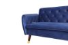 Picture of ARTHUR 3 Seater Velvet Sofa Bed (Blue)