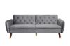 Picture of ARTHUR 3 Seater Velvet Sofa Bed (Grey)