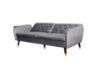 Picture of ARTHUR 3 Seater Velvet Sofa Bed (Grey)