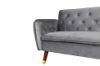 Picture of ARTHUR 3 Seater Velvet Sofa Bed (Grey)