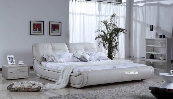 Picture of MODENA Genuine Leather Bed in Queen/ Super King Size