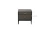 Picture of LOFT 2-Drawer Leather Bedside Table (Grey)