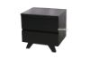 Picture of STOCKHOLM 2-Drawer Bedside Table Solid Oak (Black)