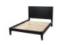 Picture of STOCKHOLM Solid Oak Bed Frame in Queen Size (Black)