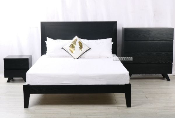 Picture of STOCKHOLM 4PC Bedroom Combo in Queen Size (Black)