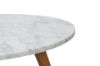 Picture of COPENHAGEN D50 Solid Oak Round Marble Coffee Table