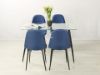 Picture of EVERLY 5PC Dining Set (Blue Chairs)