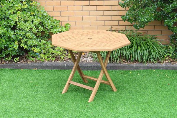 Picture of BALI Solid Teak D100 Octangle Dining Table (Only)
