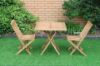 Picture of BALI Solid Teak Wood 3PC/5PC Outdoor Dining Set (D80 Table)