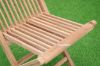 Picture of BALI Solid Teak Wood 3PC/5PC Outdoor Dining Set (D80 Table)