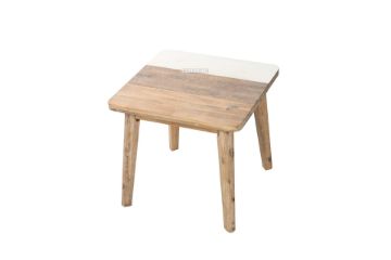 Picture of LEAMAN Solid Acacia Wood Side Table