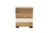 Picture of LEAMAN 2-Drawer Solid Acacia Bedside Table