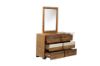 Picture of LEAMAN Solid Acacia Dressing Table with Mirror