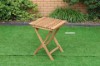 Picture of BALI Solid Teak Wood 3PC Outdoor Dining Set (60 Square Table)