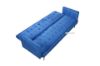 Picture of SOBER 3 Seater Sofa Bed *Blue Velvet