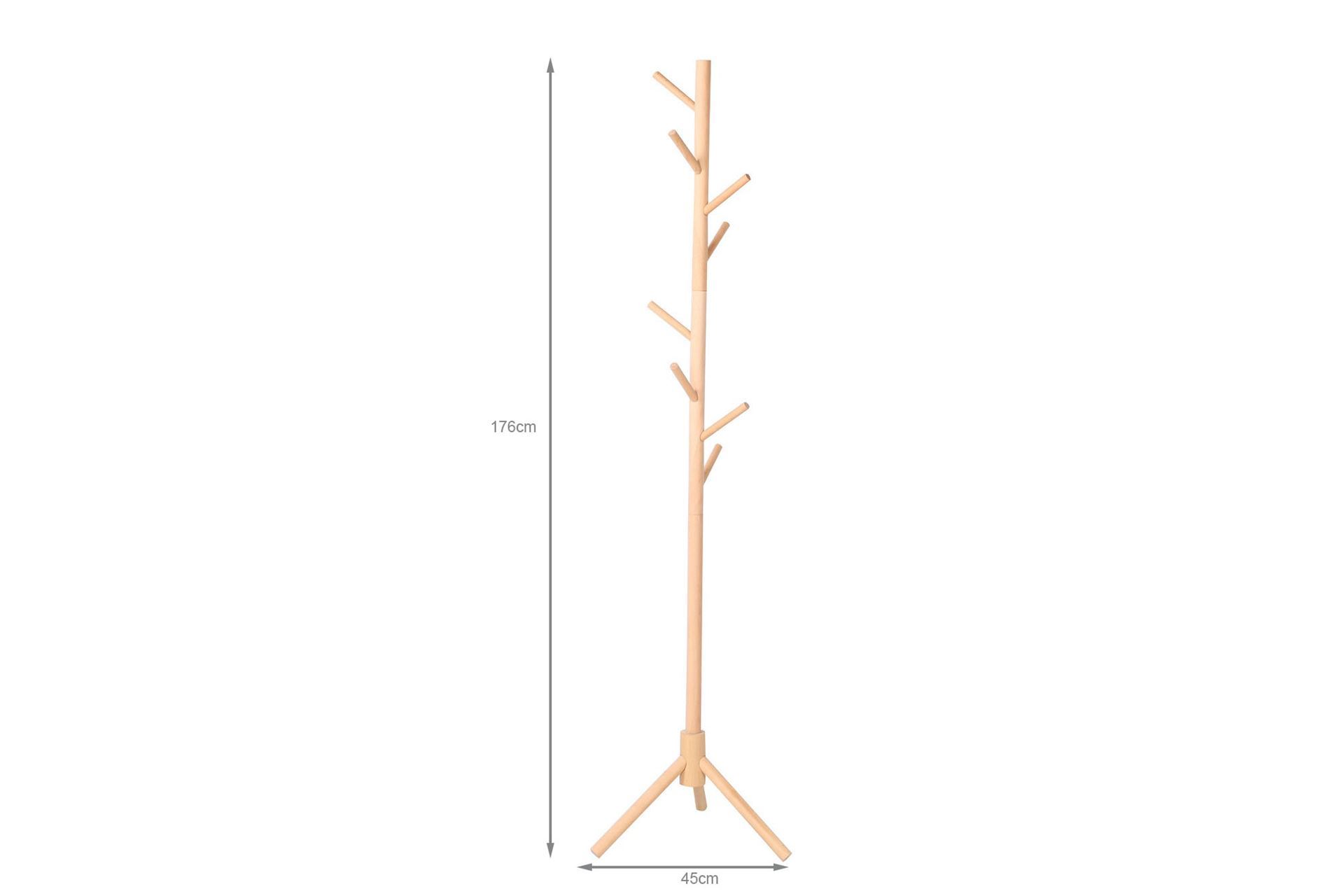 Berkely Solid Beech Coat Rack