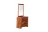 Picture of PHILIPPE 4 DRW Dressing Table with Mirror (Rustic Java Colour) - Mirror Only